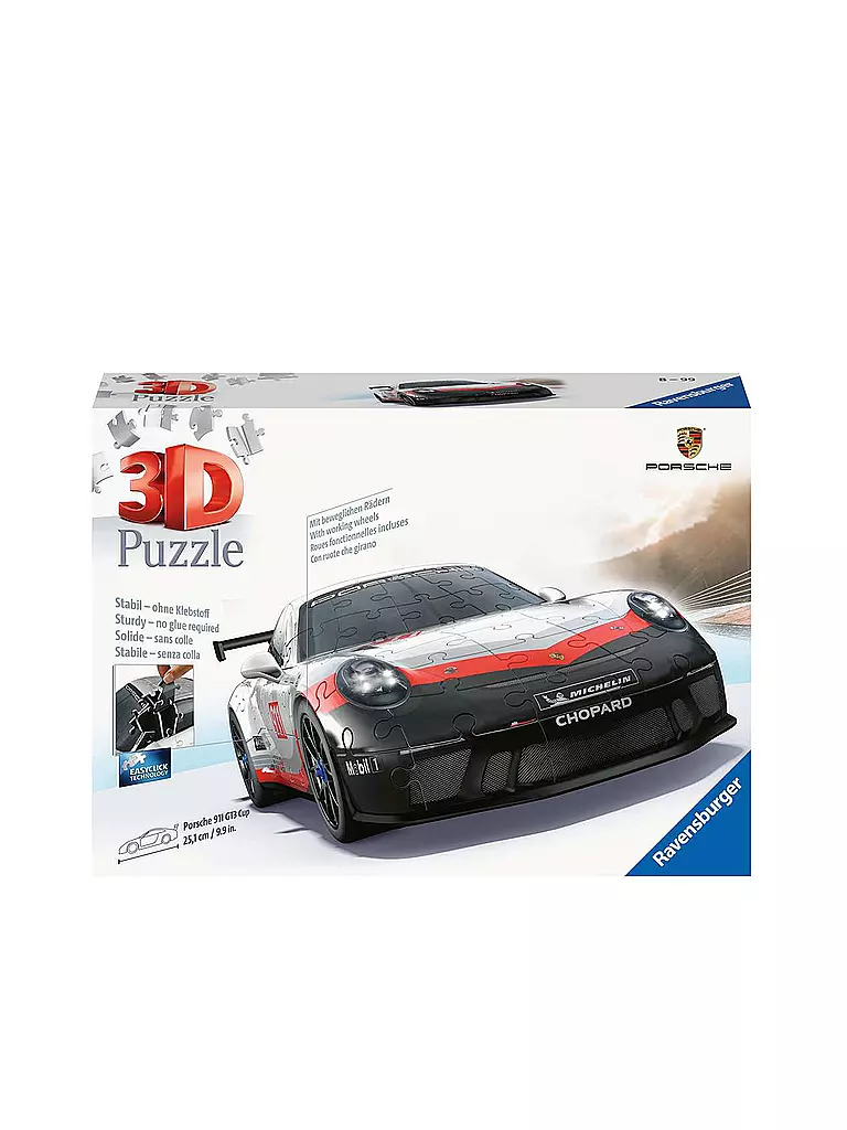 RAVENSBURGER | 3D Puzzle - Porsche 911 GT3 Cup | keine Farbe