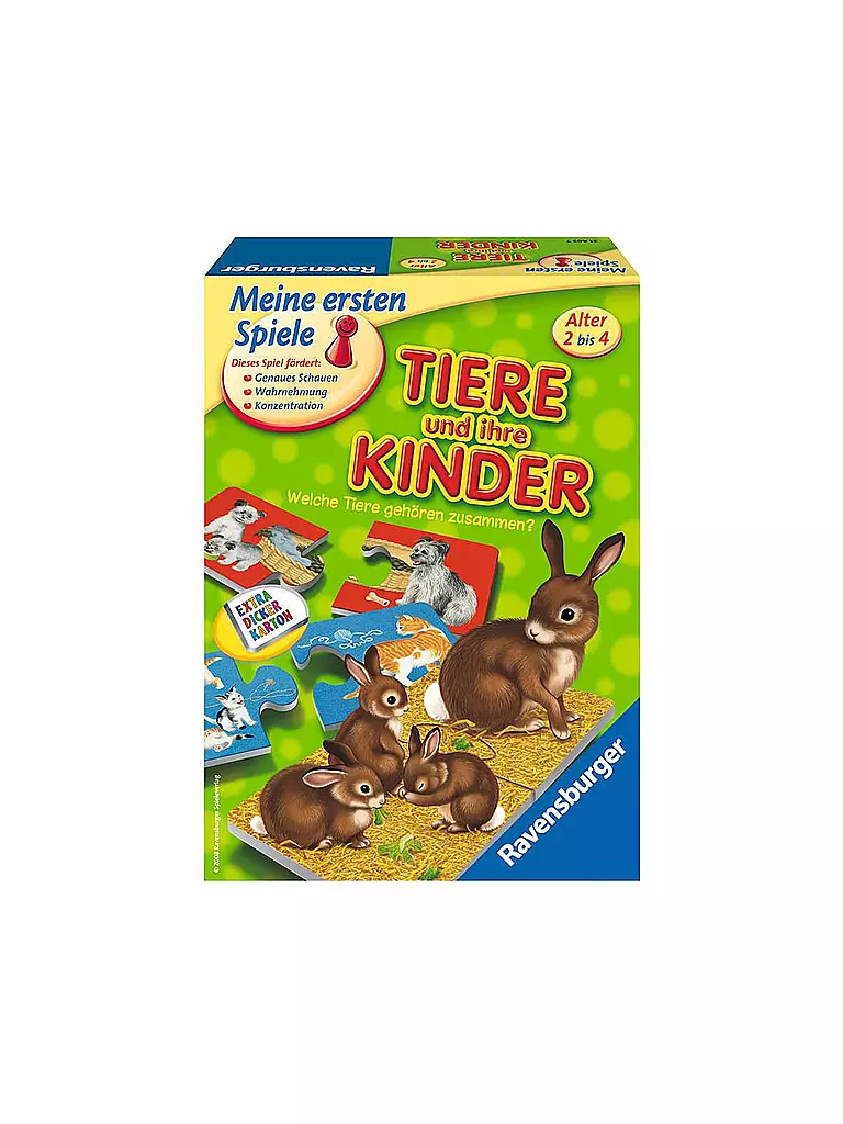 RAVENSBURGER | Tiere und ihre Kinder | keine Farbe