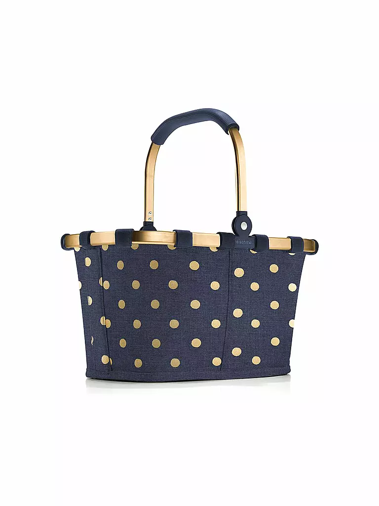 REISENTHEL | Carrybag XS Metall Dots Blue | dunkelblau