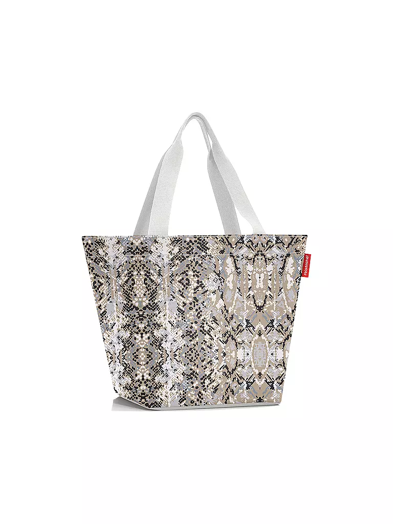 REISENTHEL | Tasche - Shopper Medium Snake Sand | hellgrau