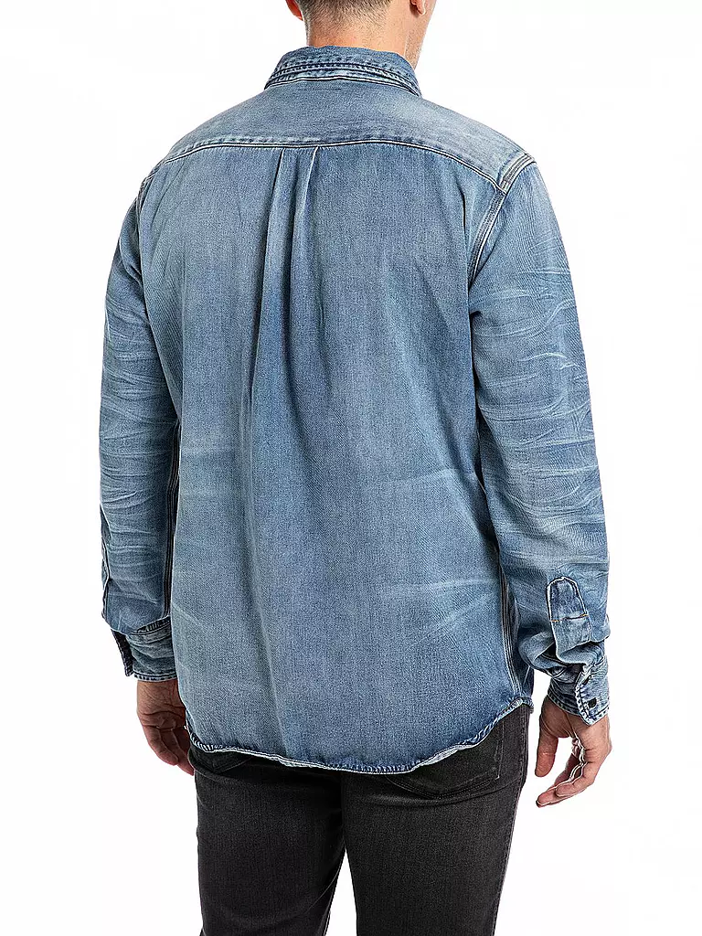 REPLAY | Hemd OVERSHIRT DENIM | blau