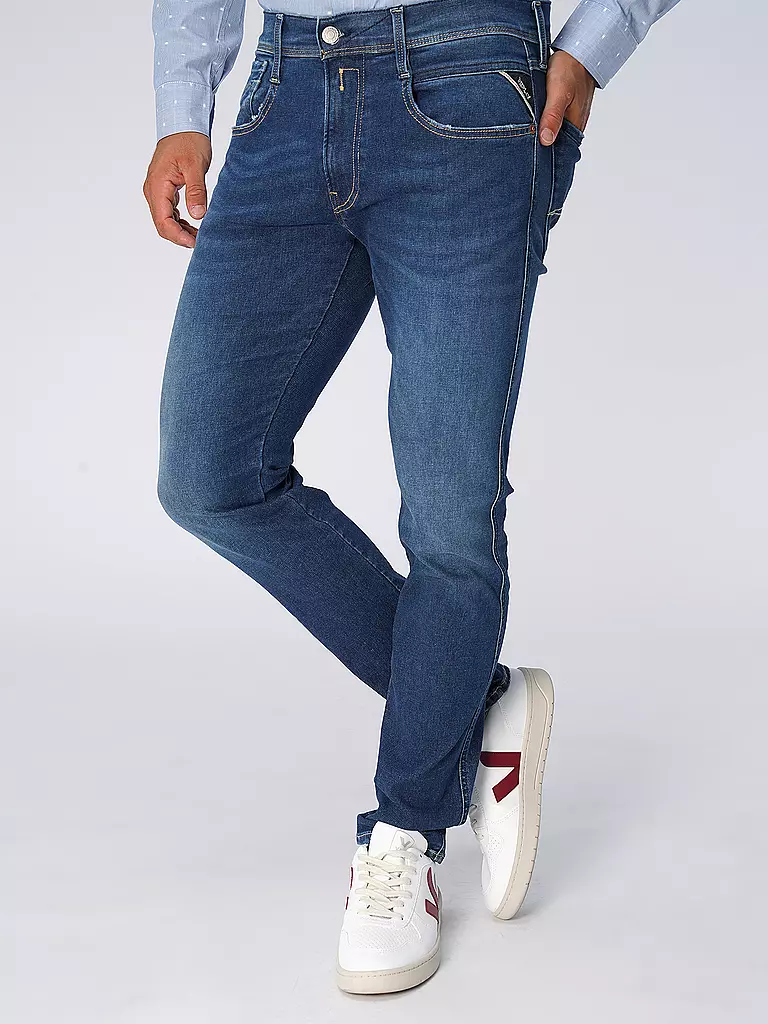 REPLAY | Jeans Slim Fit ANBASS HYPERFLEX | blau