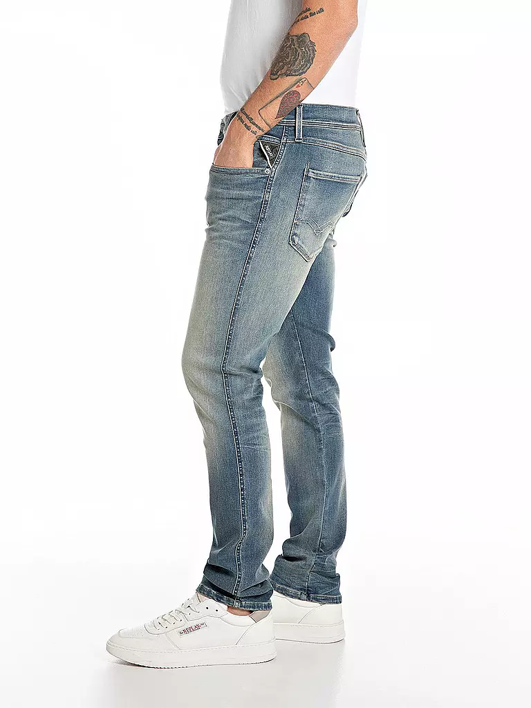 REPLAY | Jeans Slim Fit ANBASS HYPERFLEXX | blau