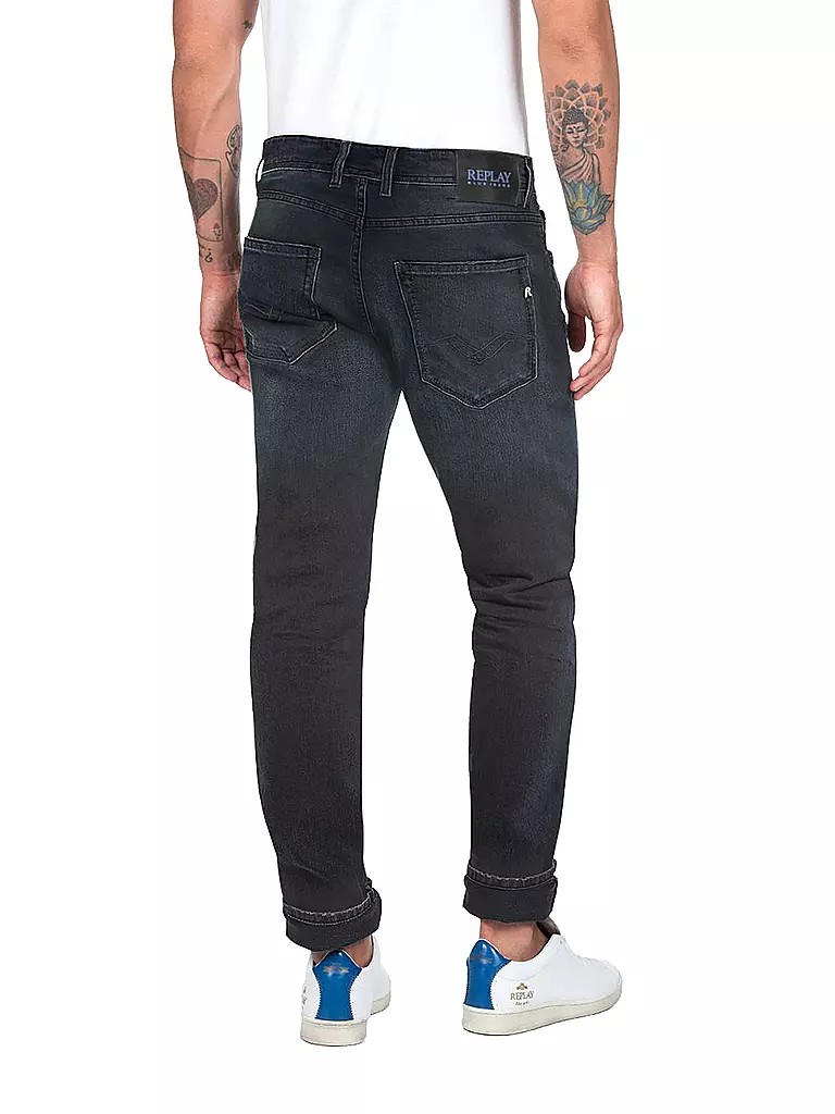 REPLAY | Jeans Straight Fit GROVER | dunkelblau