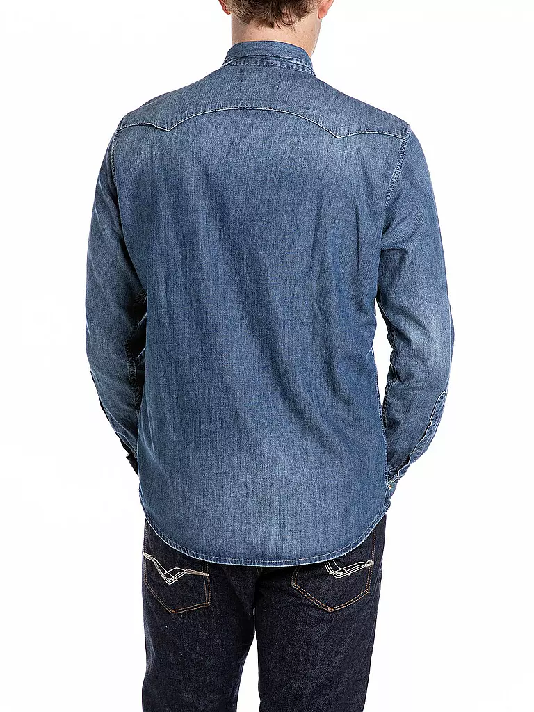 REPLAY | Jeanshemd | blau