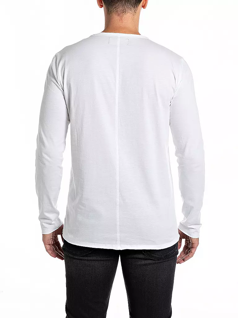 REPLAY | Langarmshirt  | weiss