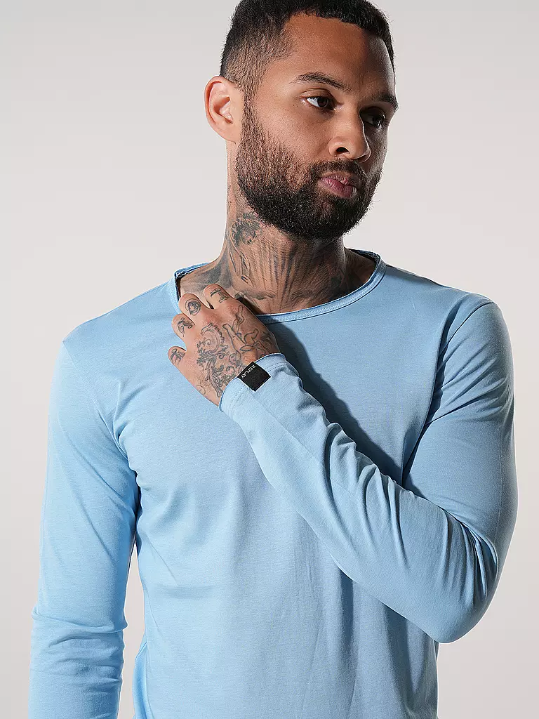 REPLAY | Langarmshirt  | hellblau