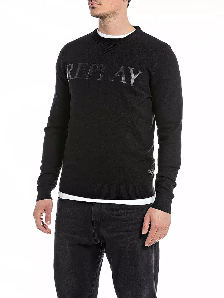 REPLAY | Sweater | schwarz