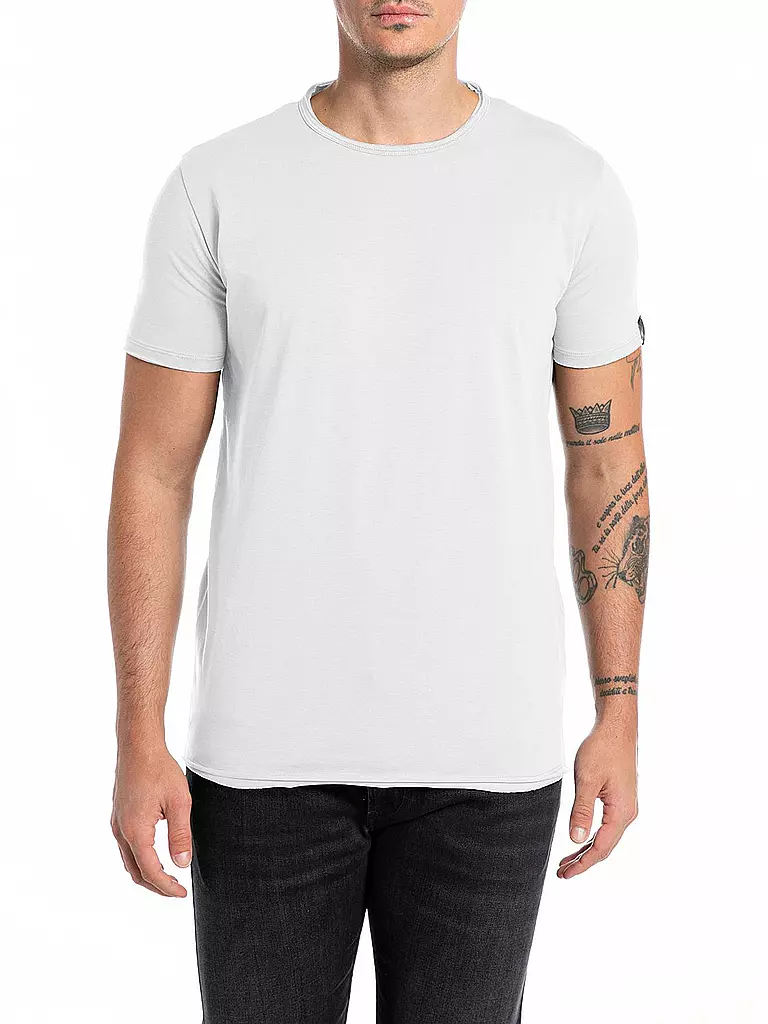 REPLAY | T-Shirt  | weiss