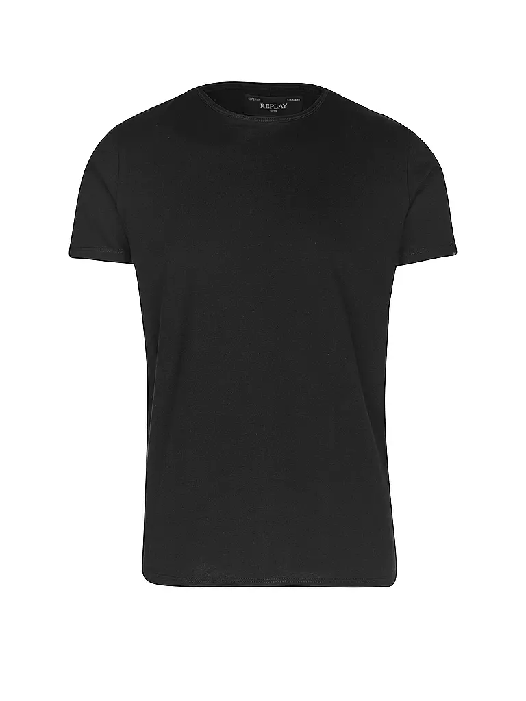 REPLAY | T-Shirt  | schwarz