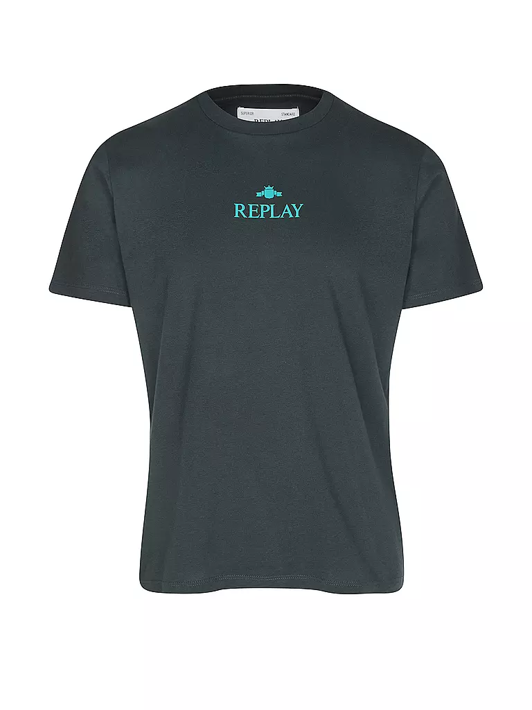 REPLAY | T-Shirt  | grau