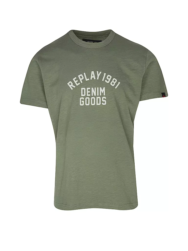 REPLAY | T-Shirt  | olive