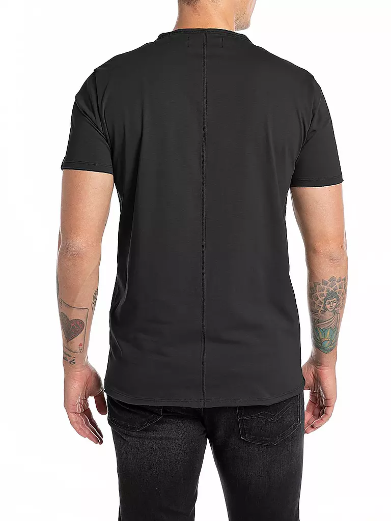 REPLAY | T-Shirt  | schwarz