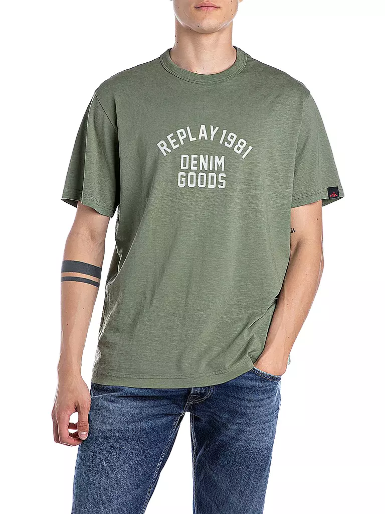 REPLAY | T-Shirt | olive