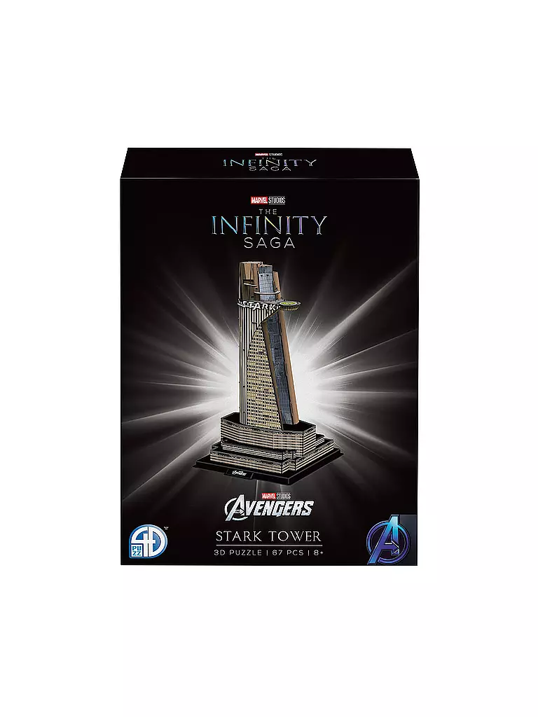 REVELL |  Marvel Stark Tower Revell 3D Puzzle | keine Farbe