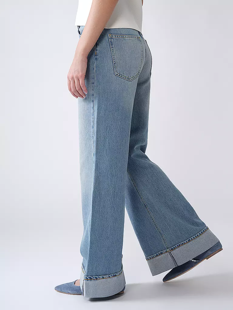 RICH & ROYAL | Jeans Wide Leg  | blau