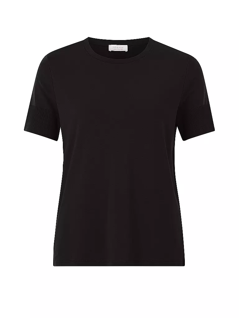 RICH & ROYAL | T-Shirt  | schwarz