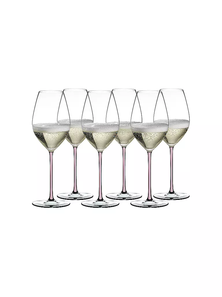 RIEDEL | Champagner-Weinglas 6er Set FATTO A MANO | bunt