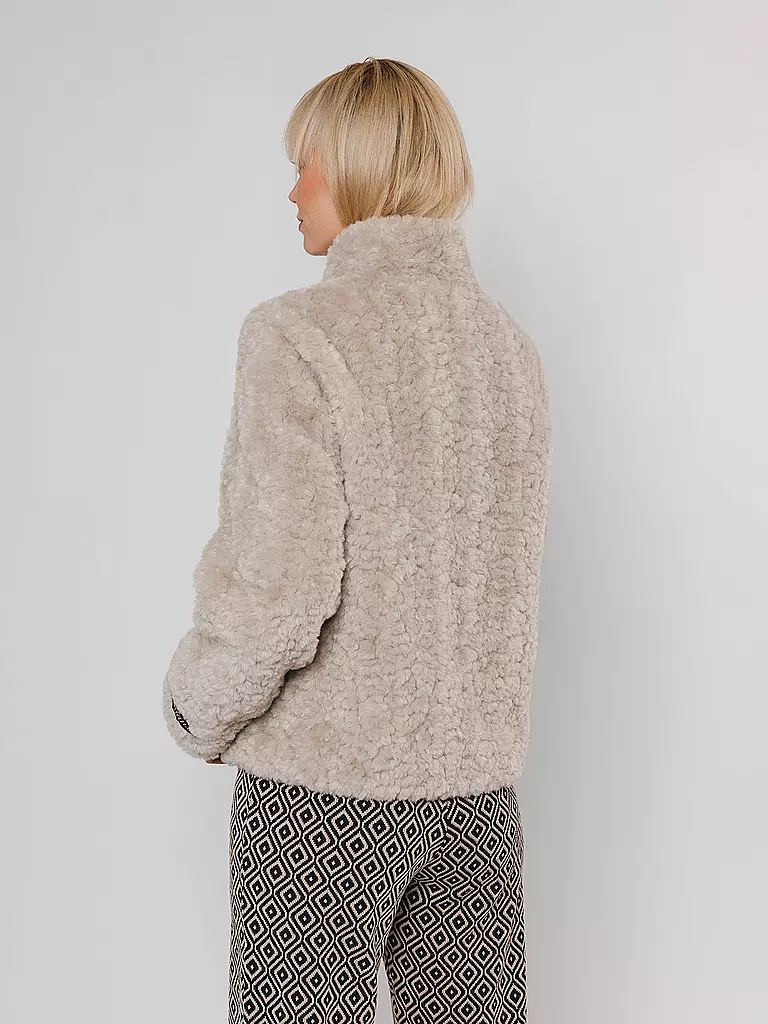 RINO&PELLE | Jacke in Felloptik KION | creme