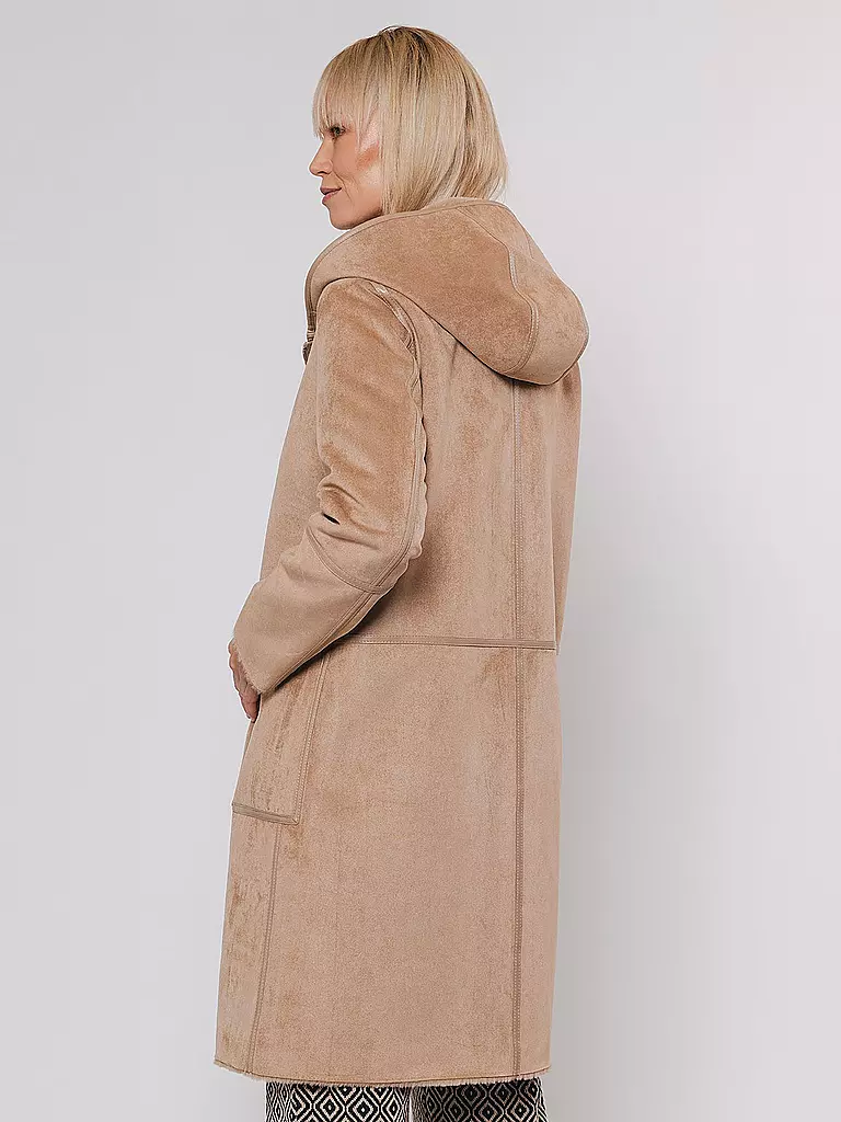 RINO&PELLE | Jacke in Felloptik | beige