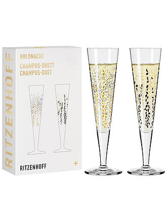 RITZENHOFF | Champagnerglas 2er Set Goldnacht H23 2023 Romi Bohnenberg