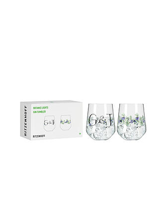 RITZENHOFF | Gin Tumbler 2-er Set BOTANIC LIGHTS  #5 #6 Design Team