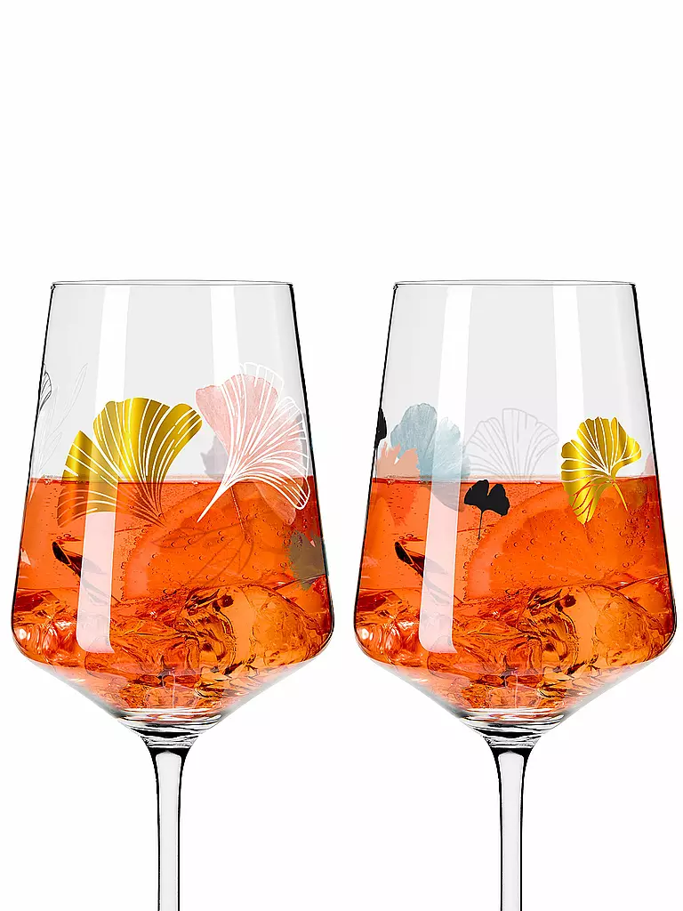 RITZENHOFF | Aperitifglas 2er Set SOMMERRAUSCH DELUXE #19 und #20 Christine Kordes | bunt