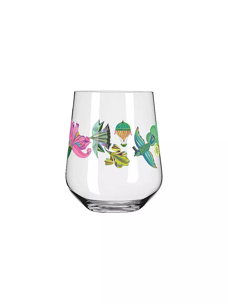 RITZENHOFF | Gin Tumbler 2-er Set BOTANIC LIGHTS #9 #10 Olaf Hajek 2024 | bunt