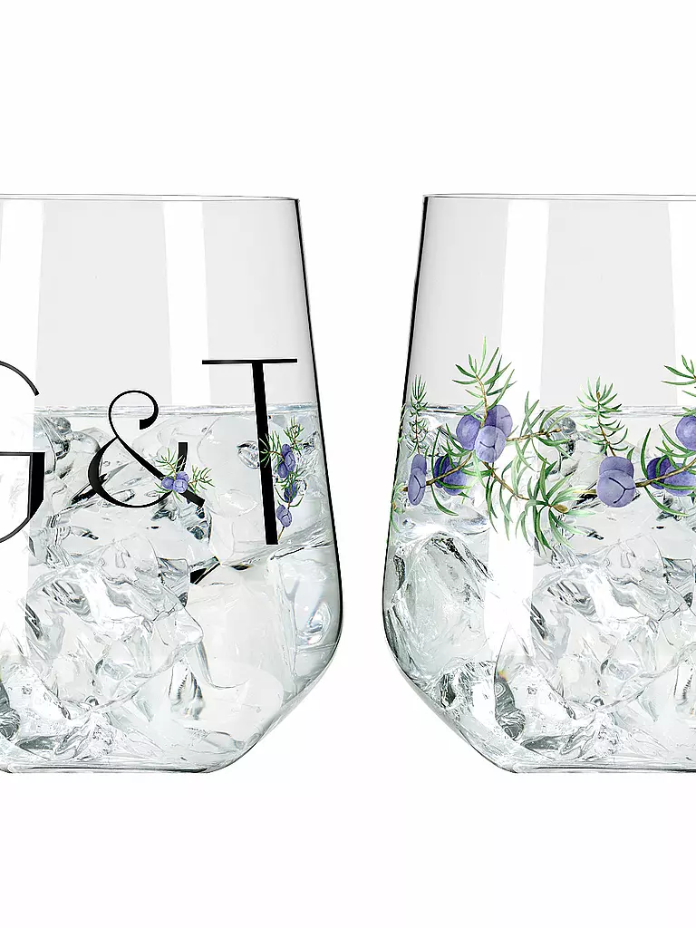 RITZENHOFF | Gin Tumbler 2-er Set BOTANIC LIGHTS  #5 #6 Design Team | bunt