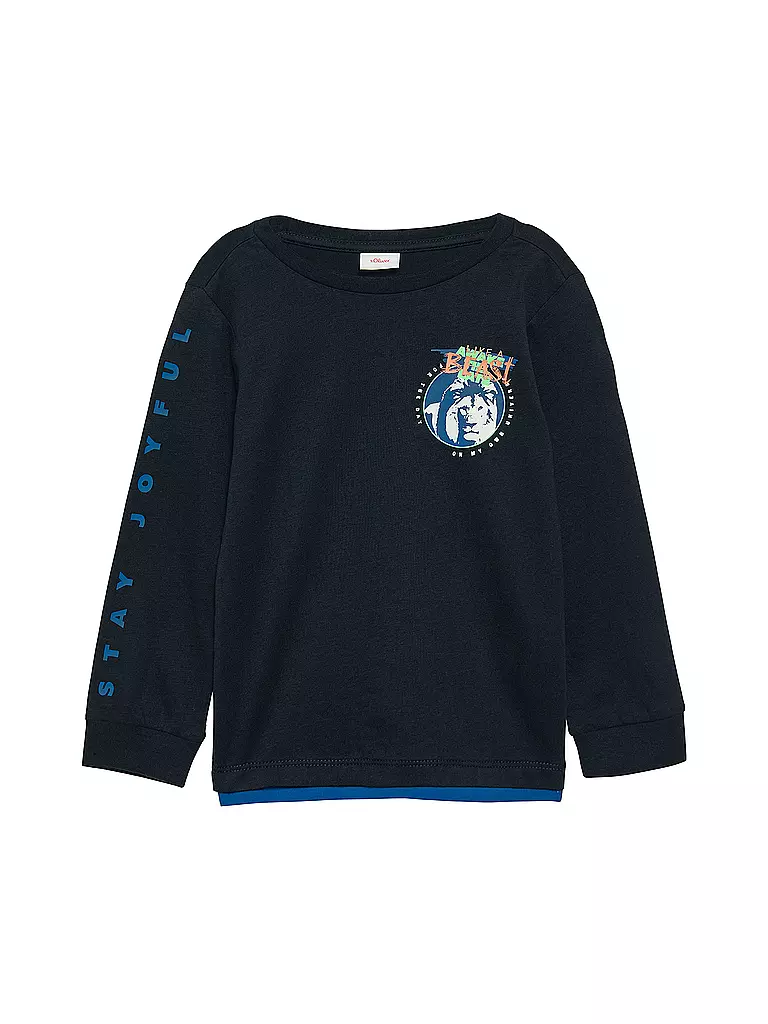 S.OLIVER | Jungen Langarmshirt | dunkelblau