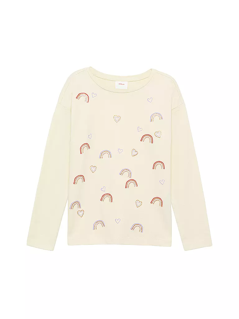 S.OLIVER | Mädchen Langarmshirt  | creme