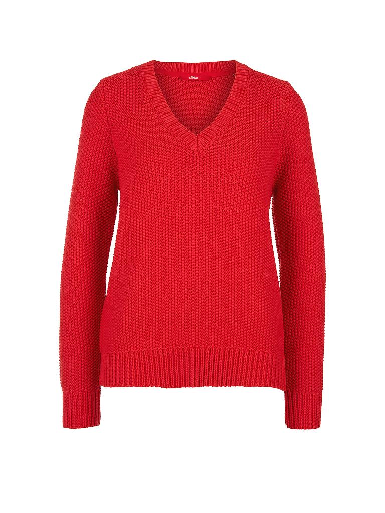S.OLIVER Pullover rot
