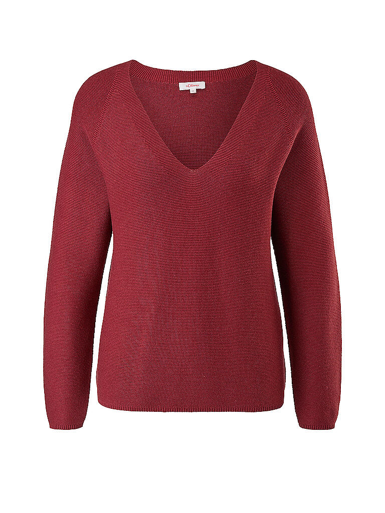 S.OLIVER Pullover rot