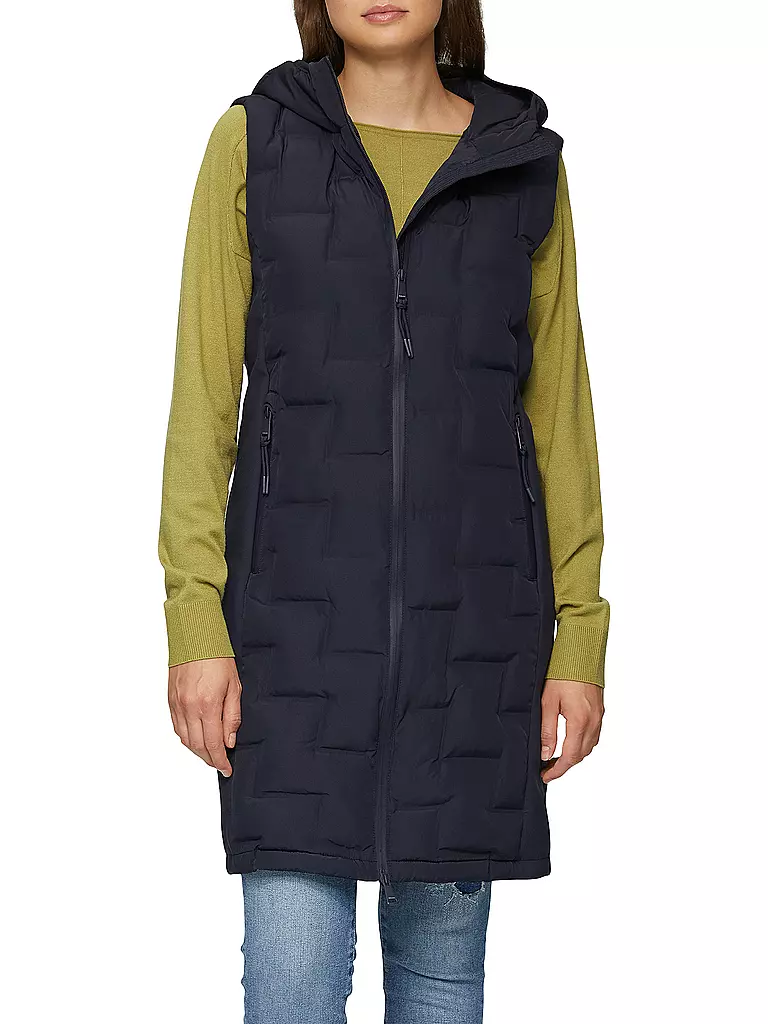 S.OLIVER | Steppgilet | dunkelblau