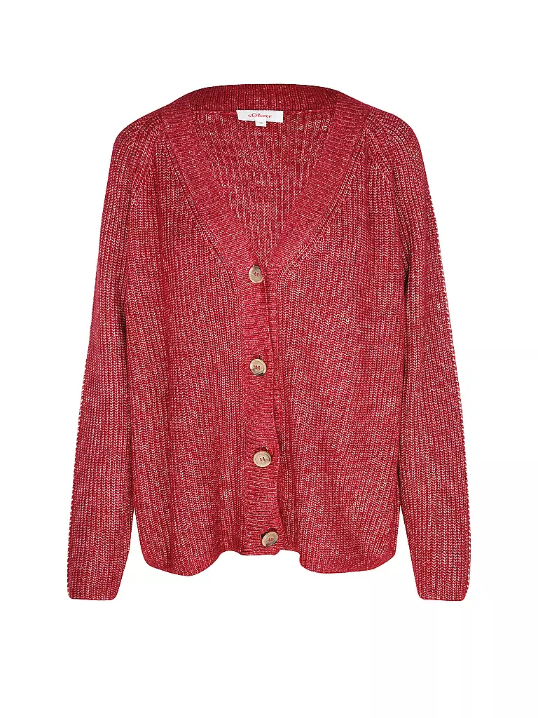 S.OLIVER | Strickjacke | rot