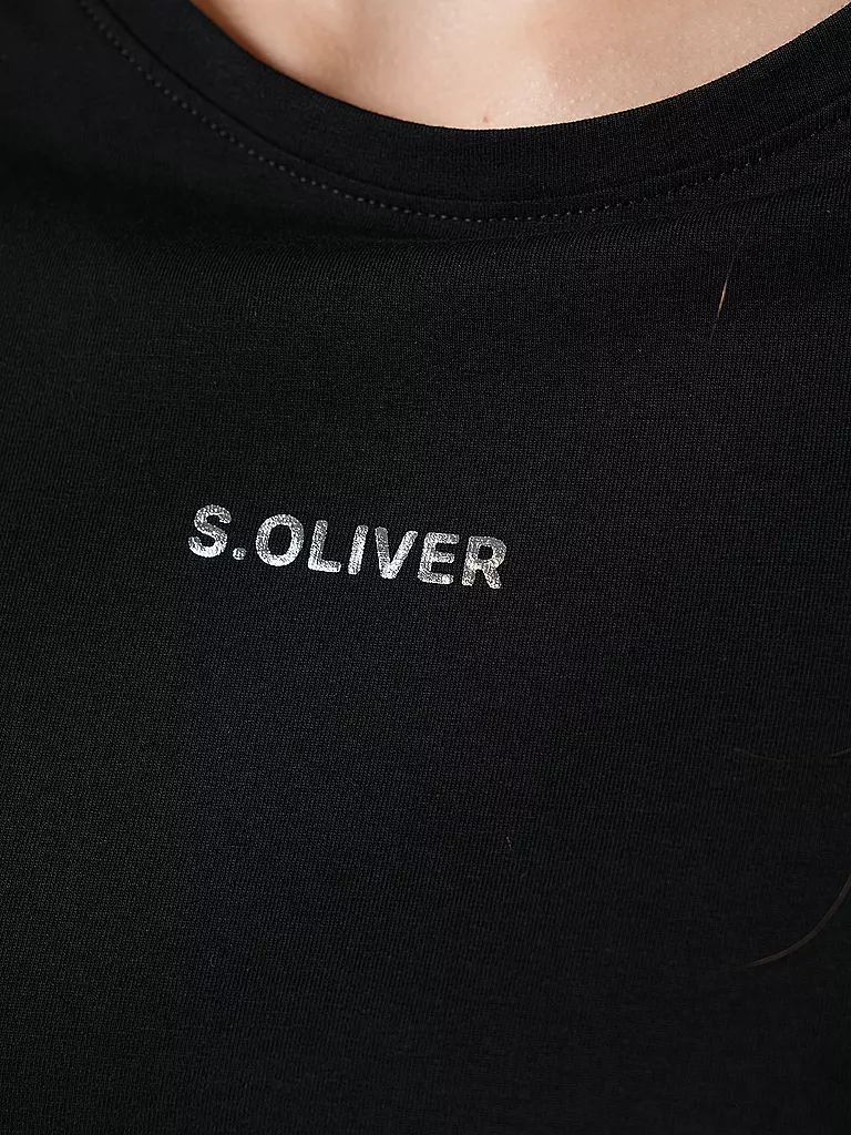 S.OLIVER | T-Shirt  | schwarz