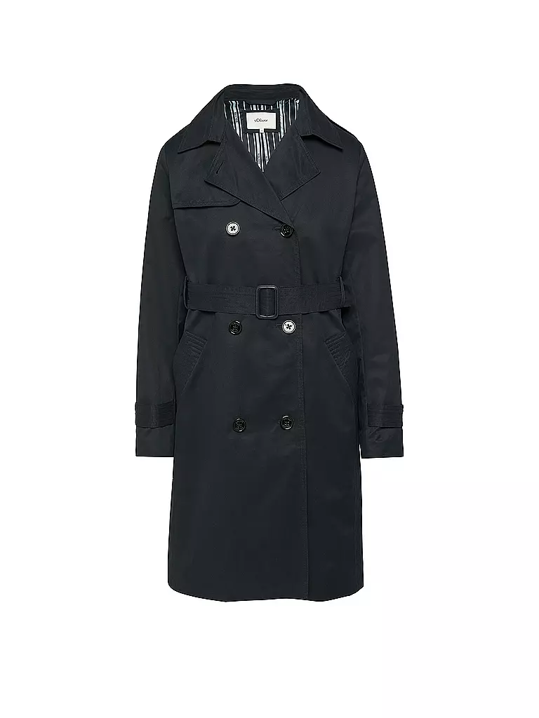 S.OLIVER | Trenchcoat  | dunkelblau