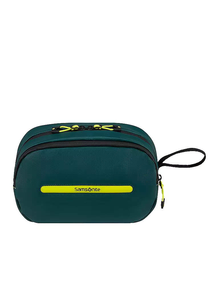 SAMSONITE | Toilettetasche ECODIVER Dark Teal/Lime | petrol