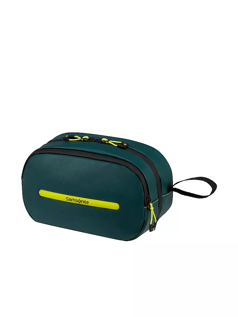 SAMSONITE | Toilettetasche ECODIVER Dark Teal/Lime | petrol