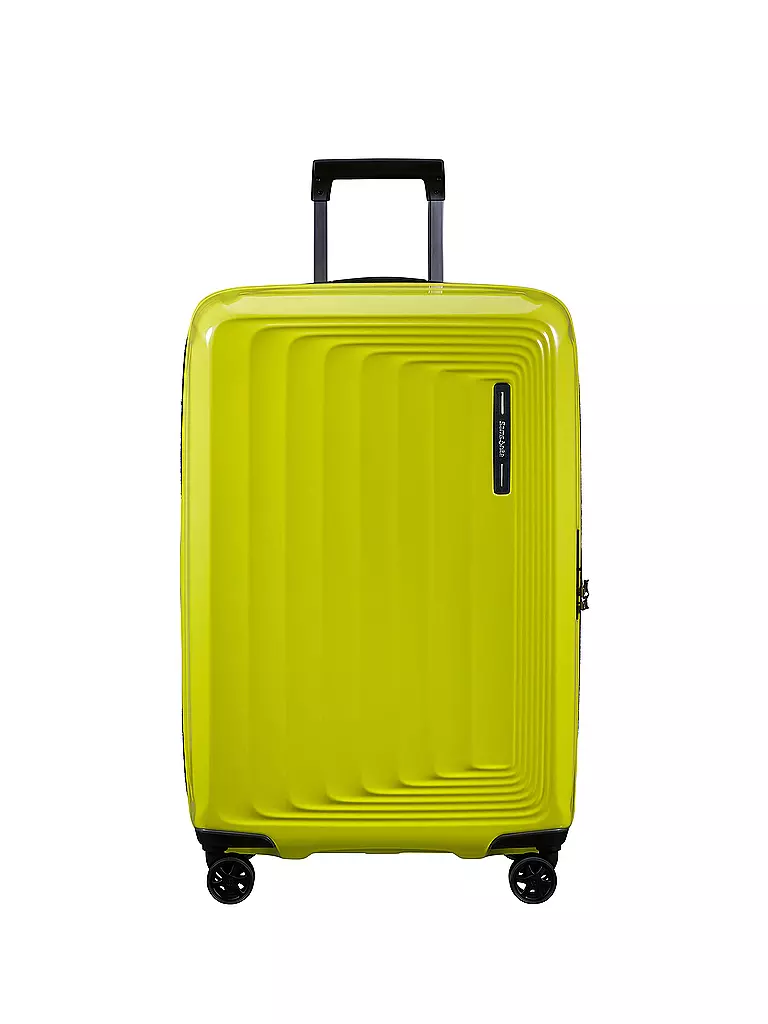 SAMSONITE | Trolley  NUON SPINNER 69cm erweiterbar metallic lime  | gelb