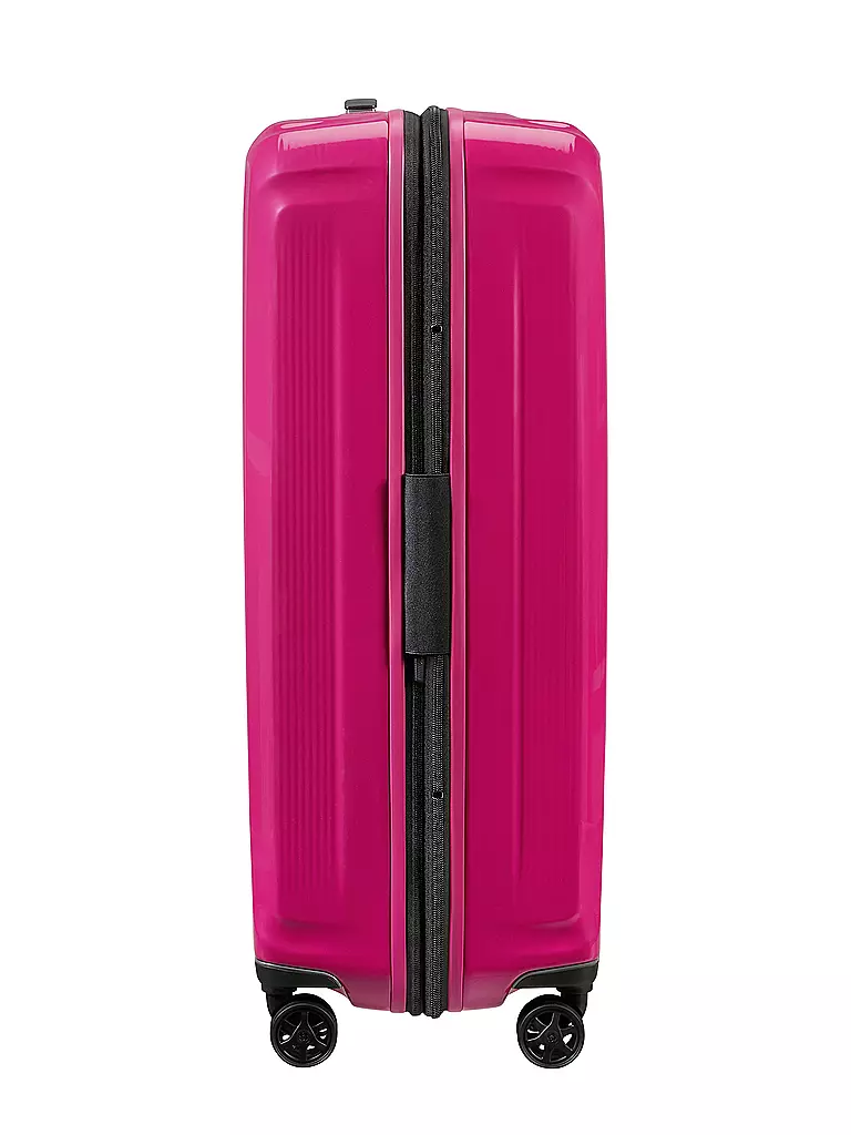 SAMSONITE | Trolley  NUON SPINNER 75cm erweiterbar metallic ruby | hellgrau