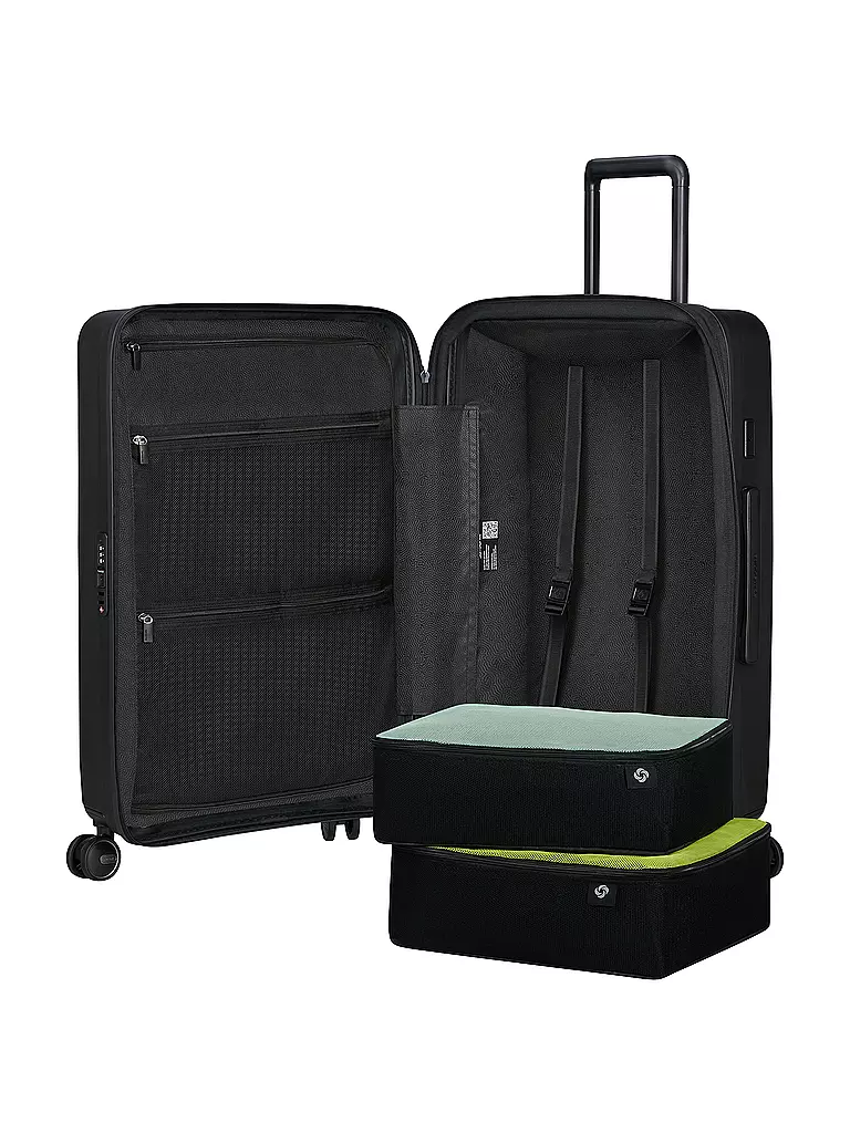 SAMSONITE | Trolley  RESTACKD SPINNER 68cm erweiterbar sage | schwarz