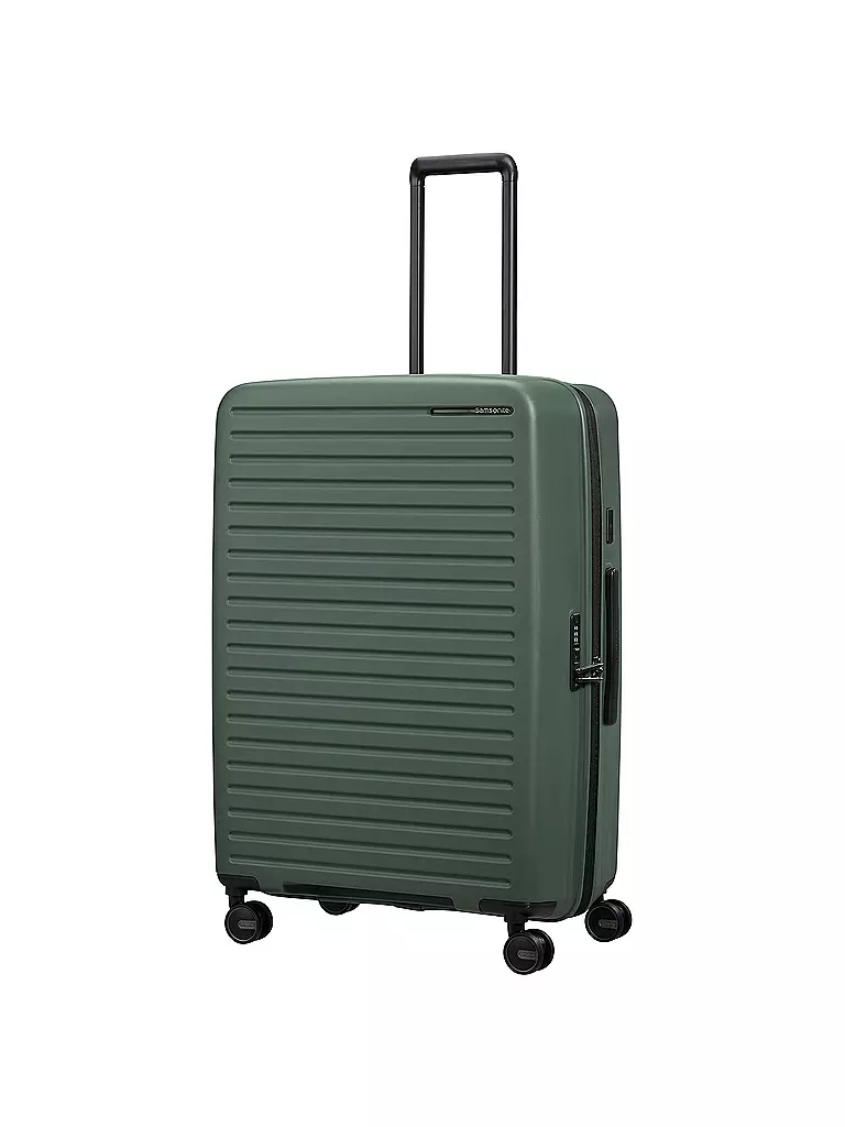 SAMSONITE | Trolley  RESTACKD SPINNER 75cm erweiterbar sage | dunkelgrün