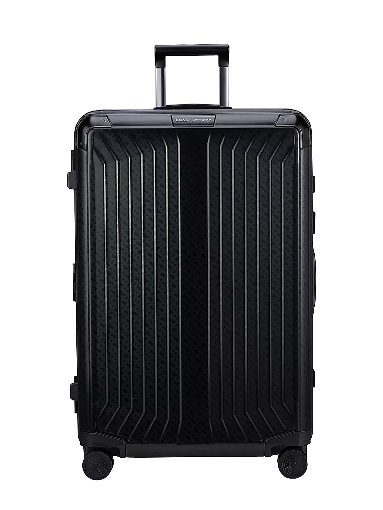 SAMSONITE | Trolley BOSS SPINNER 76cm graphite monogram | schwarz