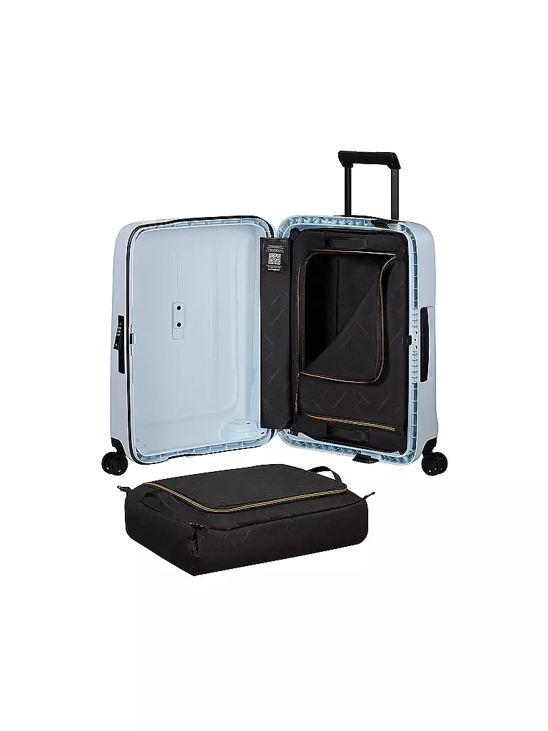 SAMSONITE | Trolley ESSENS SPINNER 55cm glasier | hellblau