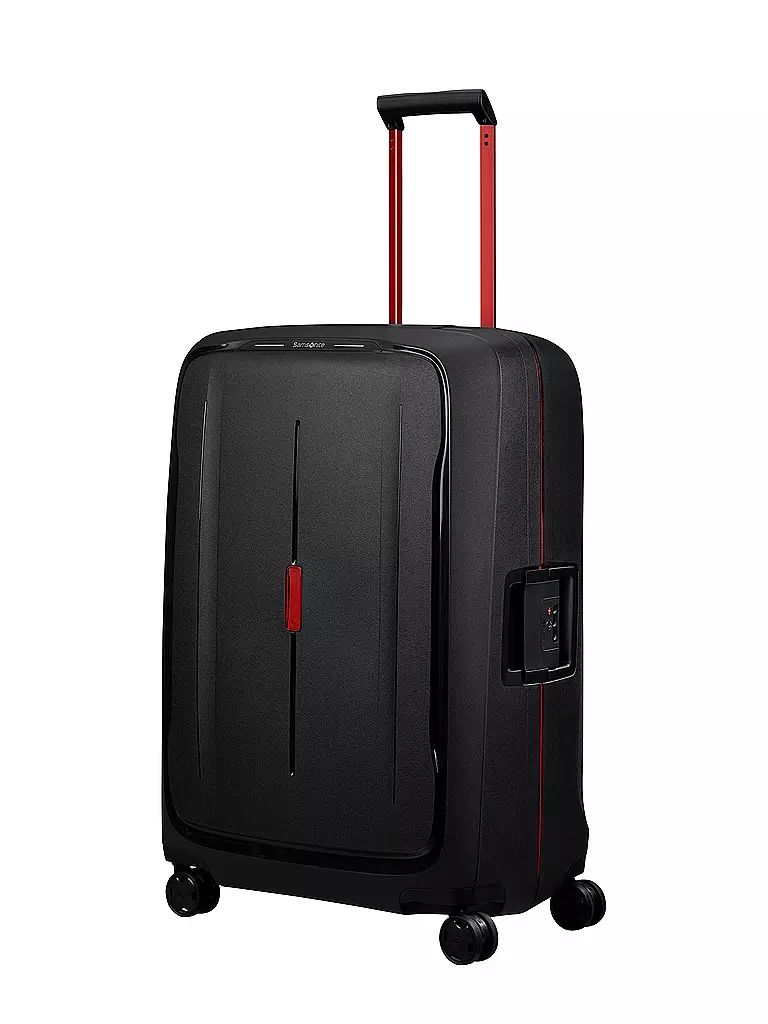 SAMSONITE | Trolley ESSENS SPINNER 75cm charcoal/red | schwarz