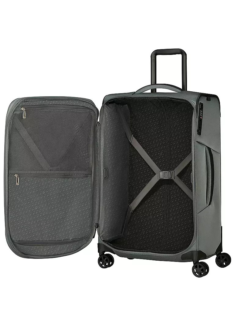 SAMSONITE | Trolley Respark 67cm Sage Grey | blau