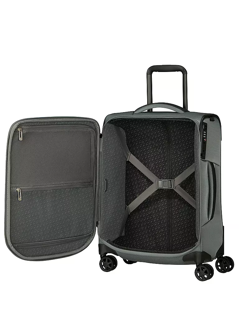 SAMSONITE | Trolley Respark Spinner 55cm Sage Grey | grau