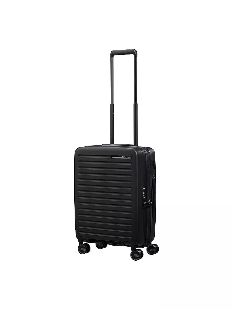 SAMSONITE | Trolley RESTACKED SPINNER 55cm erweiterbar black | schwarz