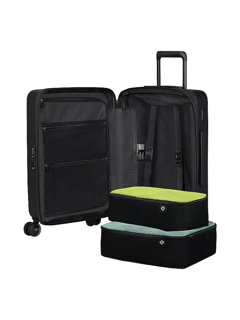 SAMSONITE | Trolley RESTACKED SPINNER 55cm erweiterbar black | schwarz